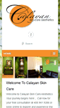Mobile Screenshot of calayanskincare.com